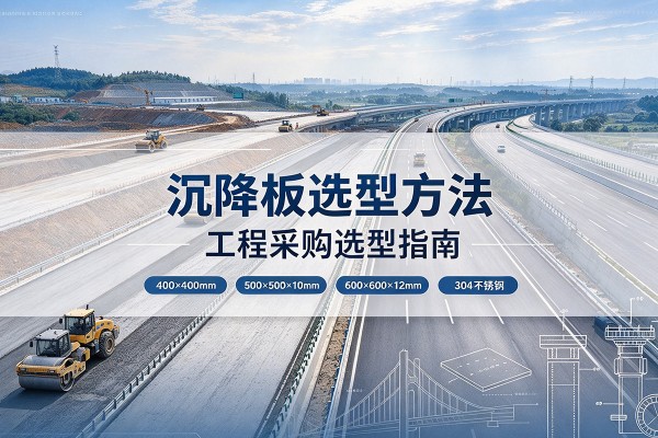 芦山沉降板选择方法