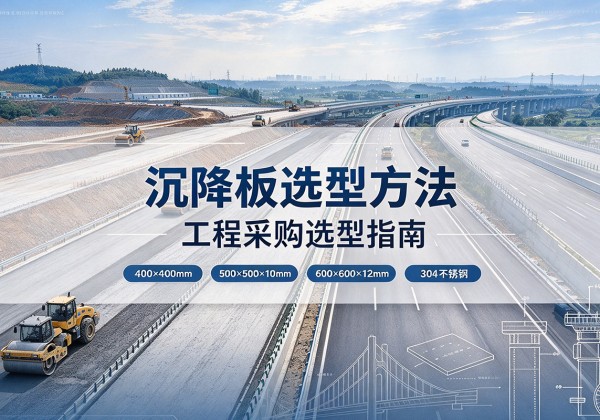 芦山沉降板选择方法